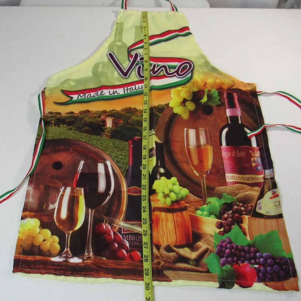 Vino Made In Italy - Italian Themed Vineyard Winery Bib Aprons for Men/Women